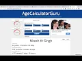 Age Calculator - How Old Am I