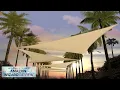 Amgo 14 x 14 x 14 Beige Triangle Sun Shade Sail Outdoor Review