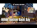 BEST LOCATION IN BOSTON Hilton Boston Back Bay 4 Hotel Review 4K