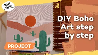 DIY Bohemian Art - Free Painting Lesson