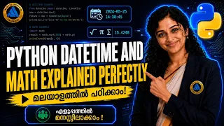 Python Programming DateTime Math Free Malayalam Course BTech CBSE BSc MCA MSc