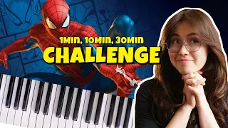 Spider Man Theme Piano Challenge
