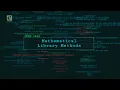 Math Class and its static methods