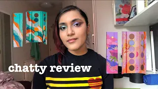 chatty grwm review reviewing kaleidos makeup and talking about life artstudentlife