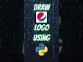 Draw Pepsi Logo using Python Turtle