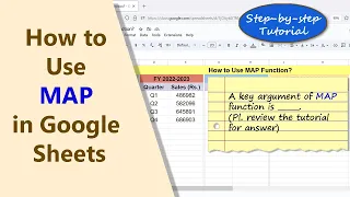 Google Sheets MAP Function LAMBDA How to Use Example Spreadsheet Tutorial Formula