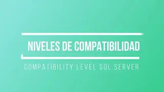 Compatibility level sql server 2016