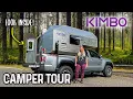 SMALLEST Truck Camper - Solo Female Adventurer Travels Full Time in a KIMBO