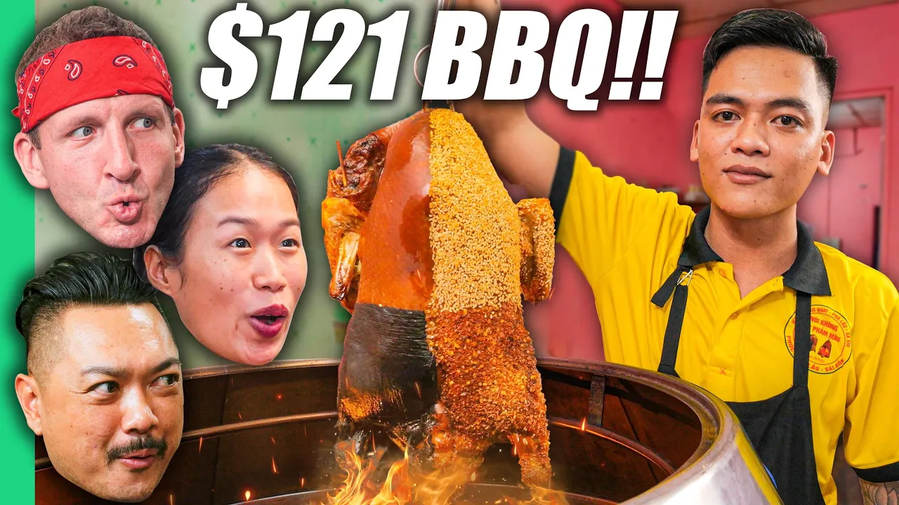 $10 BBQ vs $121 BBQ in Asia!! Extreme Roasted Meats!!