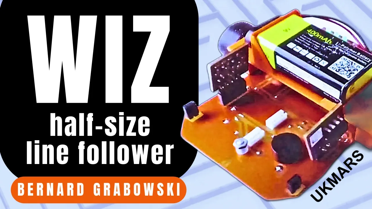 How I built Wiz the Line Following MicroMouse with Bernard Grabowski | UKMARS Minos 2024 Conference