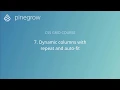 7 Dynamic columns with repeat and auto-fit - Learn CSS Grid with Pinegrow