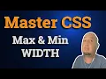 How to use Width Max Width and Min Width in CSS