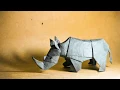 Origami rhino by Quentin Trollip