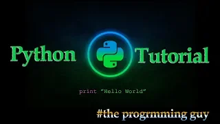 Python Tutorial - String Module part1