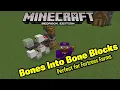 Tutorial Crafting Bones into Bone blocks Fast Cheap Effective