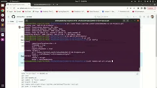 Steps to push cloned Github Project to our personal Github Repository
