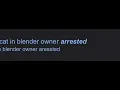 GOOD cat in blender owner arrested