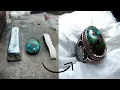 Download Lagu process of making carved silver rings for persian turquoise