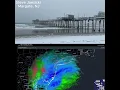 SNOW ON THE BEACH in Margate NJ during February nor easter