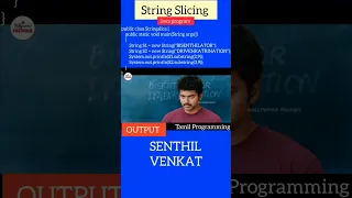 String Slicing in Java Python