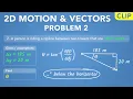 Finding an Angle - 2D Motion and Vectors