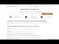 Washington Court Records Online Search Guide