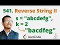 541 Reverse String-2 Java Leetcode Hindi