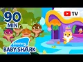 Download Lagu 🤢EWW, What's That Smell? Baby Shark Bath is Open! | +Compilation | Best on TV | Baby Shark Official