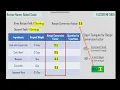 RECIPE QUANTIFICATION FACTOR METHOD