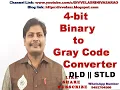 BINARY TO GRAY CODE CONVERTER 4 BIT BINARY TO GRAY CODE CONVERTER CODE CONVERTERS STLD