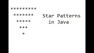 16 Star Reverse Pyramid Using nested for loop in Java
