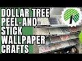 10 Amazing Dollar Tree Peel and Stick Wallpaper Craft Ideas - NEW for 2025