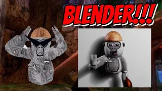 How to make a Gorilla Tag PFP In BLENDER Plushie