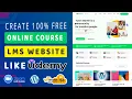 How to Create an Online Course LMS Education Website like Udemy in WordPress Tutor LMS Tutorial