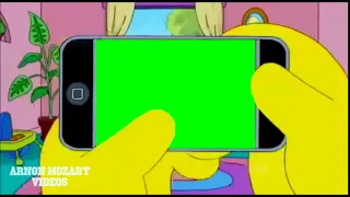 green screen of the simpsons Memes Templates by Memer