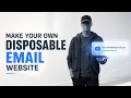How To Make Disposable Email Website Using HTML CSS JS Sawwqib Codes