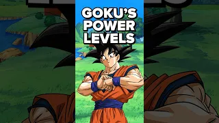 Every Canon Goku Power Level 