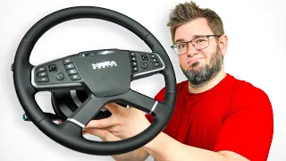 Kupiłem NAJDROŻSZĄ kierownicę do Euro Truck Simulator 2 raz...