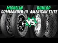 Michelin Commander III vs Dunlop American Elite Best Cruiser Tires for Mileage and Comfort
