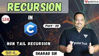 Non-Tail Recursion in C Programming Recursion Function in C Language Part - 10 Tpoint Tech