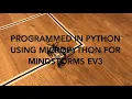 Compare EV3 vs Python code Lego Mindstorms EV3