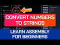 Convert Integers to Strings in Assembly Beginner Tutorial for x86-64 itoa Assembly Programming