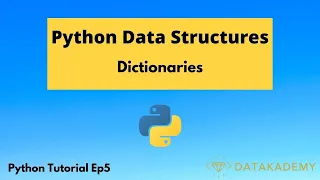 Complete Introduction to Dictionaries in Python Python Tutorial Ep5