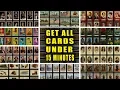 Red Dead Redemption 2 - How to Get All 144 Cigarette Cards in Under 15 Minutes