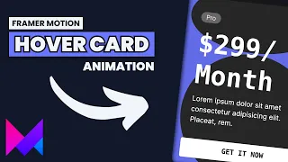 Squishy Hover Card Effect with React TailwindCSS and Framer Motion