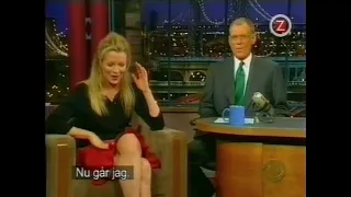Kim Basinger Interviewed on David Letterman Show 2000