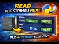 Read PLC STRING REAL Data Types Using Python Dashboard Siemens Snap7 Flask Tutorial
