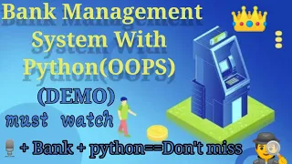 bank management system with opps in python python small project with coadingx