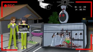 Yuta Mio Panik CCTV Merekam & Menangkap Hantu KUNTILANAK 😱 |Sakura School Simulator