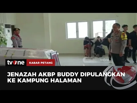 Jenazah Kasat Narkoba AKBP Buddy Dipulangkan ke Kampung Halaman
